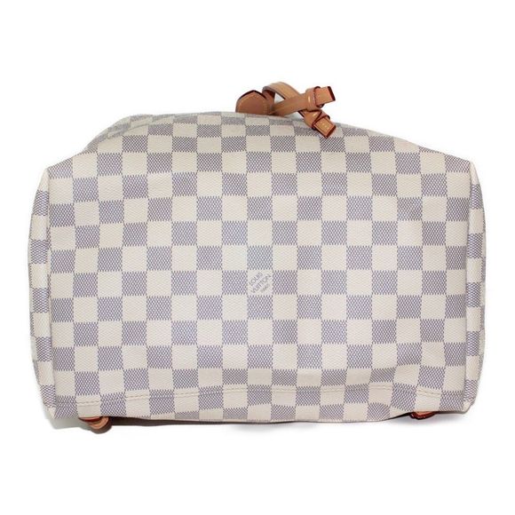 Louis Vuitton Speron Damier Azur White Gray Pink Rucksack Backpack - Picture 5 of 8